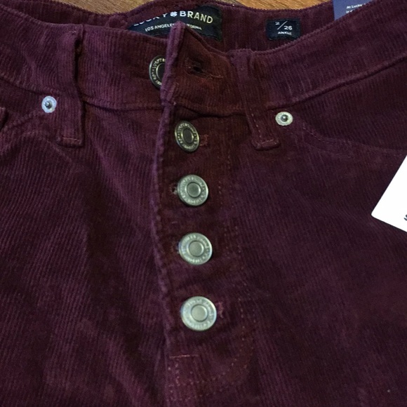 Lucky Brand Bridgette Skinny corduroy size 2 - Picture 7 of 7